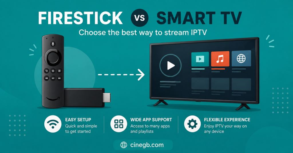 Firestick and Smart TV Comparison Icons