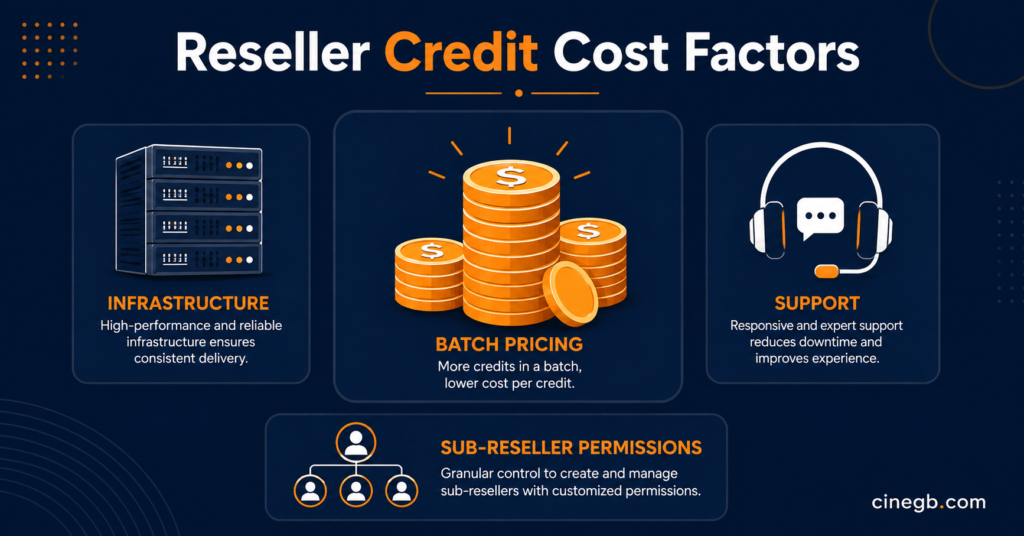 Reseller Credit Cost Factors