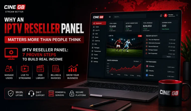 IPTV Reseller Panel: 7 Proven Steps to Build Real Income