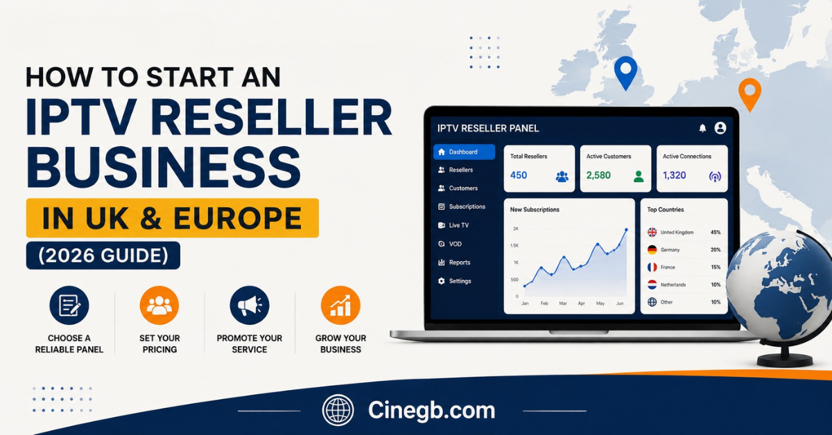 Start IPTV Reseller Business in UK & Europe