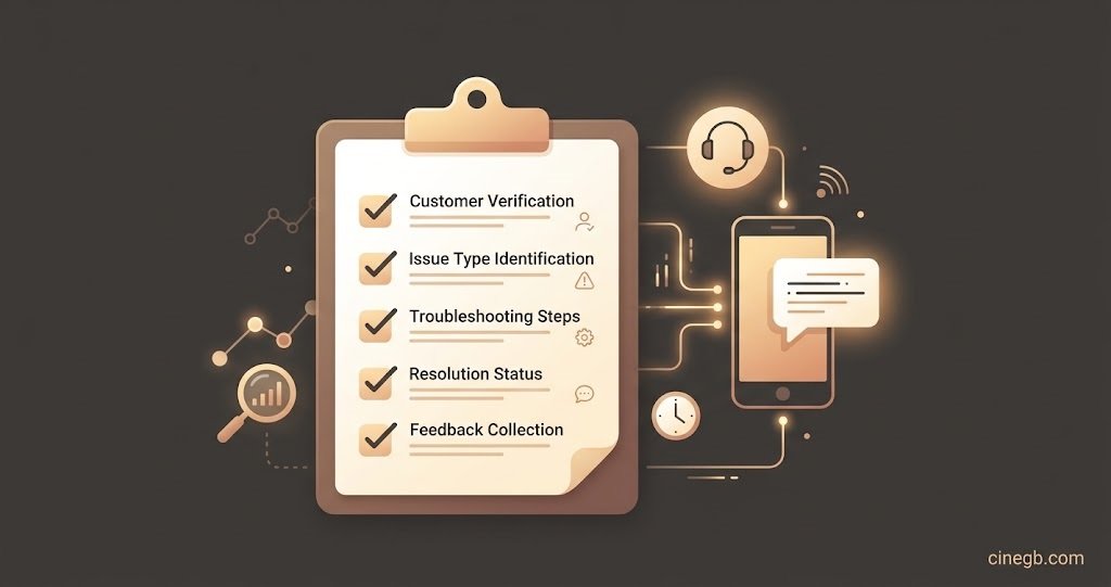 Reseller Support Checklist Concept