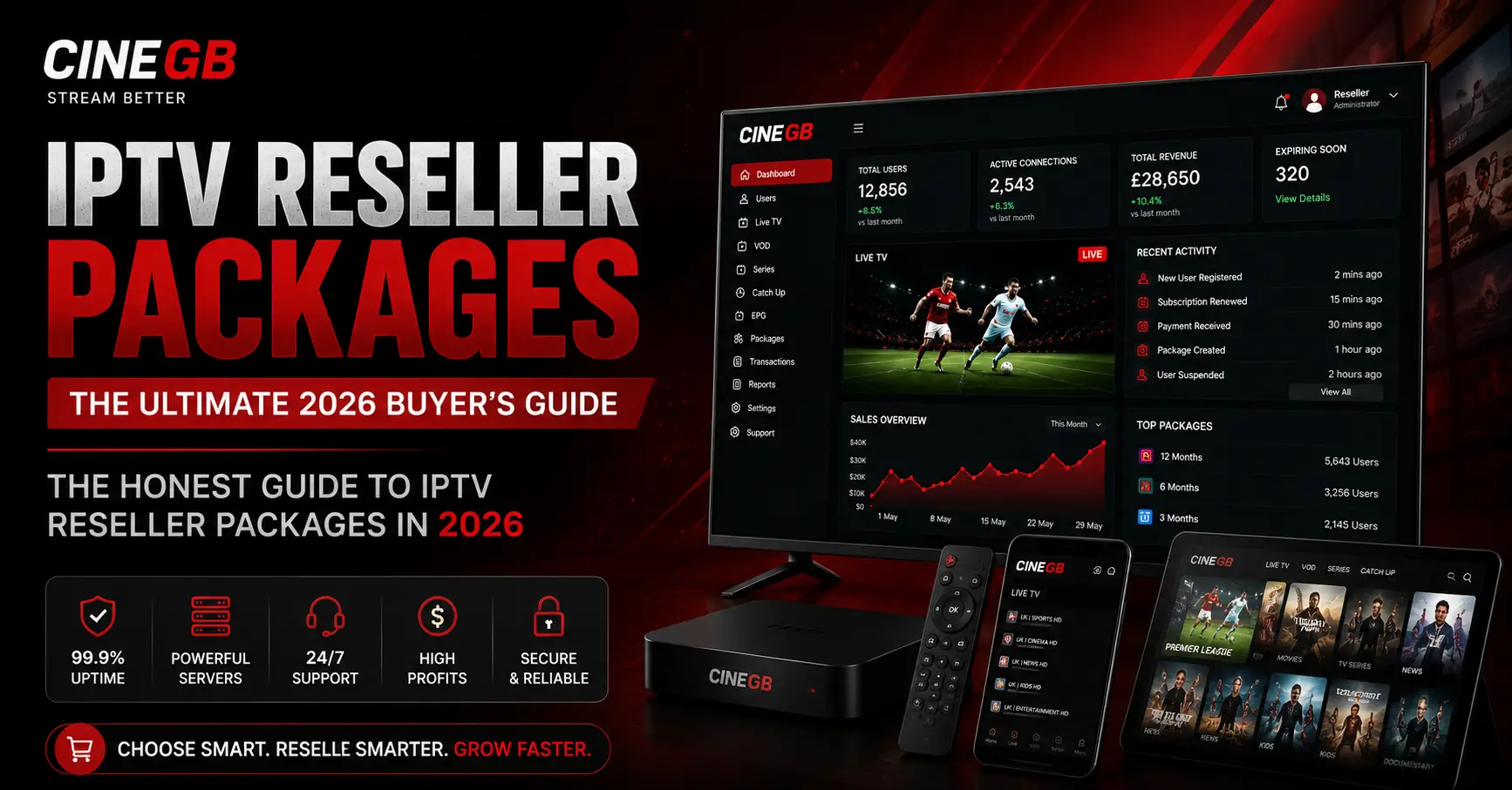 IPTV Reseller Packages: The Ultimate 2026 Buyer's Guide