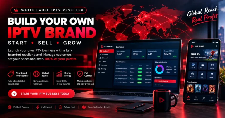 White Label IPTV Reseller: 7 Proven Steps to Real Profit