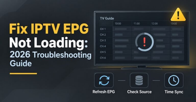 Fix IPTV EPG Not Loading