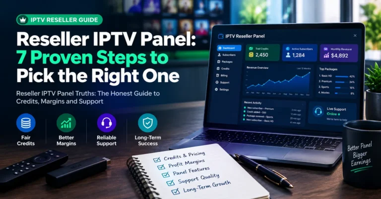 Reseller IPTV Panel: 7 Proven Steps to Pick the Right One