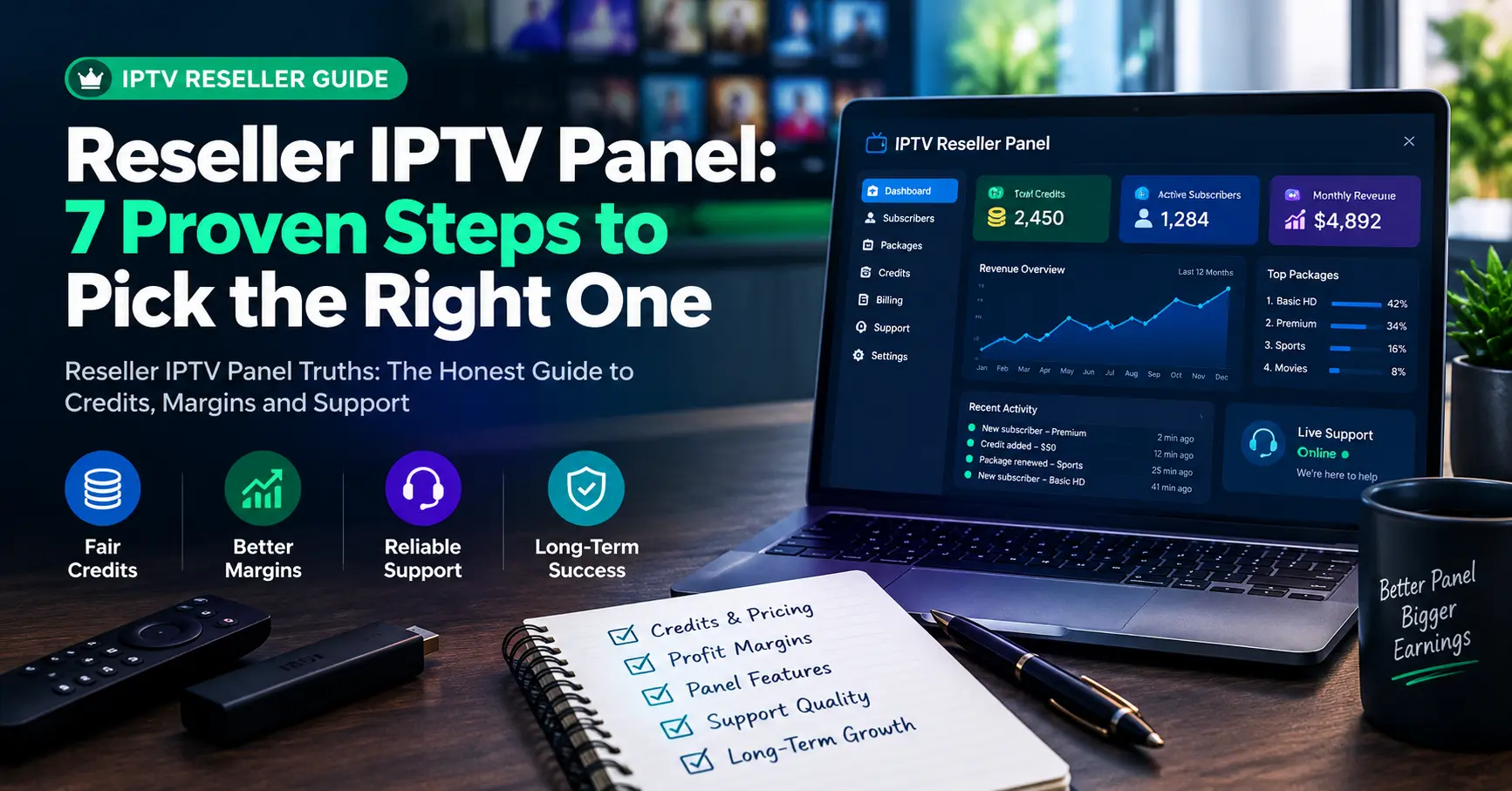 Reseller IPTV Panel: 7 Proven Steps to Pick the Right One